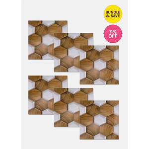 A3shop Official Key Item <b>Peel</b> & <b>Stick</b> <b>Wallpapers</b> Lattice Design Wall Tiles - Product Image 3