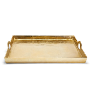 Bandeja de Metal redondeada con acabado de cobre de estilo moderno, decoración de mesa para fiesta de boda, bandeja de granja de Metal Industrial para regalos ideales - Product Image 6