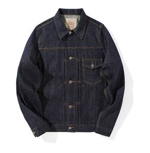 Chaqueta Vaquera para Hombre, Diseño Nuevo 2025, Estilo Vintage de Primavera, Cómoda, Informal, Antiarrugas, Suave, Transpirable, de Secado Rápido y Resistente al Viento - Product Image 1