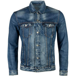Vente en gros, dernières tendances, veste en jean fantaisie pour homme, coton, veste en jean pour homme, vêtements pour homme, coupe slim, jean 2026 - Product Image 4