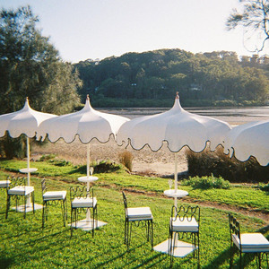 Sombrilla de Jardín Personalizada de 8 pies, Estilo Moderno y Minimalista, con Poste de Aluminio, Color Blanco, Tipo Pagoda, para <span class=keywords><strong>Playa</strong></span>, Jardín, Piscina, Patio Trasero, Hotel, Tienda - Product Image 1