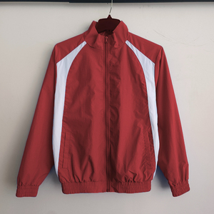 Conjunto Deportivo de Dos Piezas para Hombre, Chaqueta Cortavientos de Nailon con Bloques de Color, Estilo Urbano, Chaqueta con Cremallera y Pantalones Cortos - Product Image 6