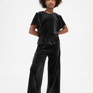Blusa de Algodón de Alta Calidad para Niñas con Diseño de Volantes, Personalizable con Logotipo, Ropa Infantil Elegante - Product Image 6