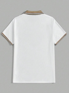 Polo pour homme grande taille personnalisable avec logo, léger, respirant, pour le golf et le sport, coupe ample, idéal pour le fitness – Nouveauté - Product Image 2