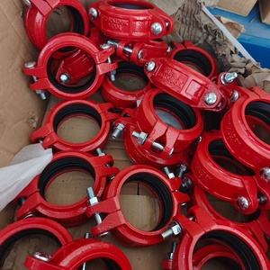 ท่อเหล็กเชื่อมเคลือบพลาสติก EP/PE สีแดง สำหรับระบบดับเพลิง ขนาด DN15-DN300 - Product Image 1