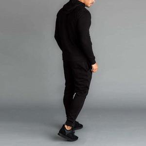 ชุดกีฬาผู้ชาย ชุดวิ่ง สินค้าขายดี ชุดออกกำลังกาย เสื้อผ้าฟิตเนส ชุดวอร์มผู้ชาย มีซิป ฮู้ดดี้สำหรับผู้ชาย - Product Image 4