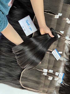 Extensiones de Cabello Humano 100% Natural de Alta Calidad, Grado Remy, Virgen, Doble Trama a Máquina, Súper Doble Trama, Cabello Rubio a Granel - Product Image 4
