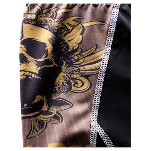 กางเกงกีฬาขาสั้นสำหรับผู้ชายกางเกงออกกำลังกายกางเกงวิ่งเล่นบาสเก็ตบอลสีเทาแบบปรับแต่งได้ - Product Image 6