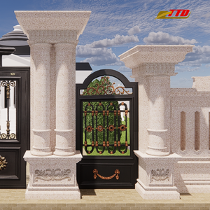 แบบประตูรั้วเหล็กหลักทันสมัย ความสูง 6 ฟุต ยกระดับความสวยงามของบ้าน ประตูรั้วหรูหรา กำแพงรั้วเพื่อความปลอดภัยและสวยงาม - Product Image 5