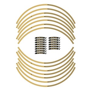 Kit Strisce Personalizzate per Cerchioni per Scooter Yamaha Tmax 2008-2023 Oro - Product Image 2