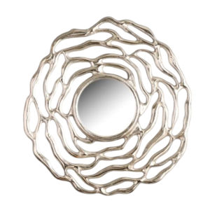Espejo de pared de Metal de primera calidad, nuevo diseño de anillo elegante, decoración de espejo de pared para el hogar de bodas a precio barato - Product Image 3
