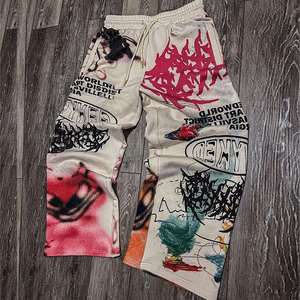 Ensemble survêtement homme 2026 de qualité supérieure, nouveau, personnalisé, avec sweat à capuche zippé et pantalon, imprimé personnalisé délavé à l'acide, style baggy - Product Image 5