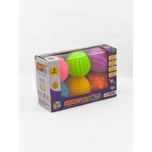 UATOYS Juego de 6 Pelotas Sensoriales de Silicona Suave, Pelotas Educativas de Goma con Textura, Tamaño 6cm, con Logotipo Impreso - Product Image 2