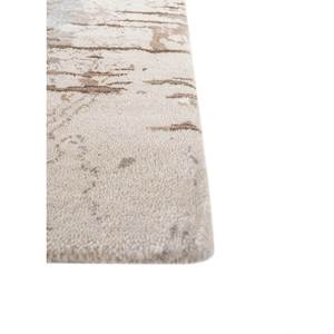 Alfombra Kavi Ivory de Lana y Seda de Bambú Anudada a Mano-Srb(702) con Patrón Abstracto sin Cordones para Uso Doméstico - Product Image 4