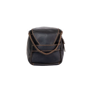 Bolsa de cuero Secciones con cremallera Artículos de tocador de cuero de vaca Aseo cosmético Viaje unisex Regalo del Día de la madre - Product Image 2