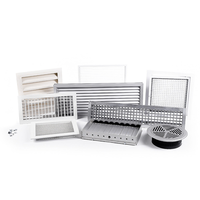 Registre de sol évent split ac split réglable déflecteur de débit extender montage magnétique déflecteur d'air en plastique pour système cvc