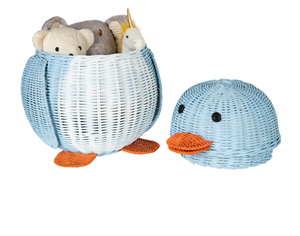 Panier de pingouin en osier, multicolore, panier de jouets en rotin naturel pour enfants, vente en gros, artisanat au Vietnam, Nhat Minh - Product Image 4