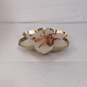 Portavelas con forma de flor de Metal de latón chapado en oro de primera calidad, decoración clásica para el hogar y la sala de exposición, recomendado por el vendedor - Product Image 2