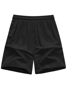 กางเกงลำลองสามส่วนเอวกลางสำหรับผู้ชาย, กางเกงผ้าถักสำหรับฝึกซ้อมฟิตเนสวิ่ง - Product Image 2