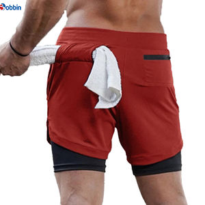 Shorts pour hommes personnalisés à faible MOQ, vente en gros, vêtements décontractés, shorts légers pour hommes, shorts de course pour hommes, shorts d'entraînement en plein air - Product Image 2