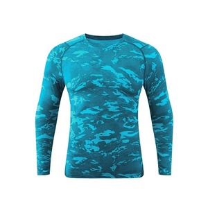 Spandex évacuant l'humidité conçu sur mesure Compression sublimée MMA BJJ Training Rash Guard Imprimé Bodybuilding Sportwear - Product Image 5