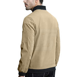 เสื้อแจ็กเก็ตบอมเบอร์สำหรับผู้ชายเสื้อโค้ทฤดูหนาวสไตล์สตรีทของผู้ใหญ่โลโก้ตามสั่ง - Product Image 5