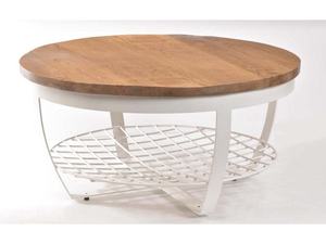 โต๊ะกาแฟโลหะเหล็กแนวอุตสาหกรรมและวินเทจพร้อมหินอ่อนท็อปสำหรับบ้านวิลล่าเฟอร์นิเจอร์ห้องนั่งเล่นสไตล์โบราณ - Product Image 4