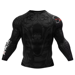 Ropa de Compresión para MMA, Rashguard de Manga Larga, Impresión por Transferencia de Calor, Ligera, para Jiu Jitsu, BJJ y Running, Precio al por Mayor - Product Image 5