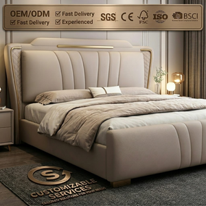 Base de Cama de Perfil Bajo que Ahorra Espacio, Estructura KD, Láminas Silenciosas, Cama Doble de Cuero Mate con Almacenamiento con Elevación a Gas para Habitaciones Pequeñas - Product Image 2