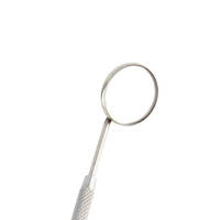MEDDZONE INSTRUMENT A-5084 Set Instrumen Bedah Gigi Esensial Model Baru Manual Pegangan Cermin Gigi Bahan Stainless Steel
