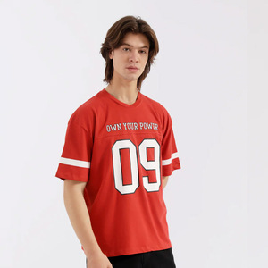 Camiseta deportiva para hombre, Camiseta extragrande de algodón 100% con estampado de hojaldre personalizado, MOQ bajo, camisetas de alta calidad hechas en Pakistán 2025 - Product Image 5