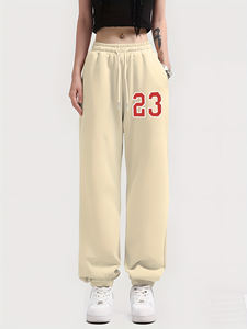 Vente en gros de pantalons de jogging 100% coton personnalisés pour femmes, meilleures ventes OEM, vêtements décontractés de style urbain pour femmes, pantalons et pantalons à vendre - Product Image 4
