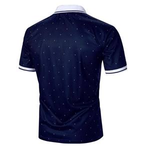 2025 venta al por mayor de alta calidad verano nueva llegada Polo camisa hombres rayas manga corta Casual Polo Slim Fit algodón Polo camisas - Product Image 2