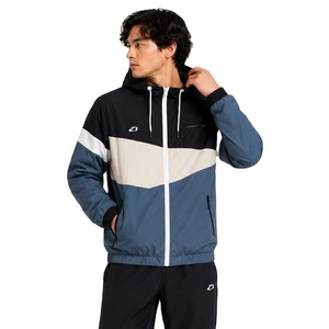 Chaquetas de Hombre Estilo Casual Y2K, Chaqueta Cortavientos de Calidad Personalizada, Cierre Frontal con Cremallera, Bloques de Color, Ribetes Elásticos, 100% Nailon - Product Image 4