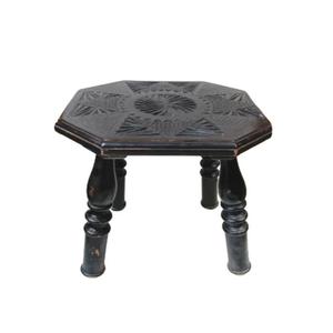 Taburete marroquí hecho a mano, puf otomano, cojín decorativo bohemio, reposapiés tradicional bereber, muebles para la sala de estar. - Product Image 1