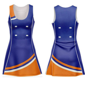 Uniforme de Netball Deportivo para Mujer con Diseño de Logotipo Personalizado, Reversible, Sin Costuras, de Secado Rápido, Ligero, Anti-UV, Impreso, Profesional, 100% - Product Image 4