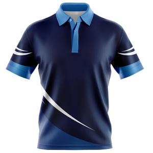 Combinaison de couleurs design uniforme vierge moins cher chemise jaune blanc rouge bleu marine et noire polos à bas taux 2025 - Product Image 1