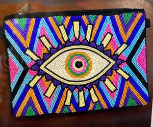 Guru Kirpa Export House à la mode perlée enveloppe pochette pour femmes toile sacs de soirée-vente en gros - Product Image 5