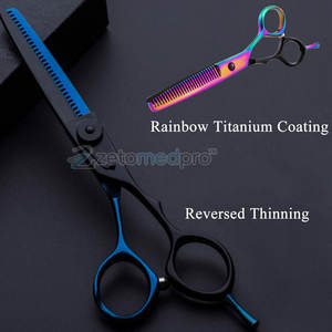Tijeras de Entresacar de Acero Inoxidable, 30-40 Dientes, Herramienta de Corte de Pelo Profesional para Barbería - Product Image 2