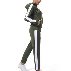 Ensemble de survêtement personnalisé en gros avec molleton de qualité, jogging, survêtement de sport pour femmes, haut à manches longues et ensemble de jogging - Product Image 6
