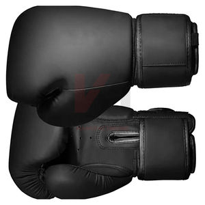Guantes de Boxeo de Piel de Vacuno PU de Primera Calidad, Estilo Vintage Brillante, Hechos en Pakistán, para Mujeres Profesionales de MMA, Sparring y Rivalidad - Product Image 1