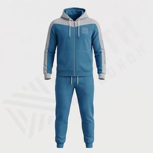 Conjuntos Deportivos Personalizados con Combinación de Colores a Rayas para Hombre, Estilo Juvenil, Trajes Deportivos para Invierno, Gimnasio, Fitness, Correr, Ropa Deportiva Activa - Product Image 1