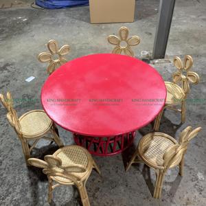 Juego de muebles de exterior ecológicos de estilo moderno, mesa y silla para niños para fiestas, gran oferta, artículos de bebé para hoteles - Product Image 2