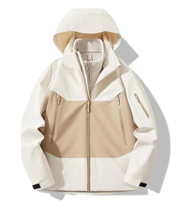 เสื้อแจ็คเก็ตกันลมแบบมีฮู้ดบุขนแกะสำหรับฤดูหนาว แบบยูนิเซ็กซ์ ดีไซน์กลับด้านได้ เป็นมิตรกับสิ่งแวดล้อม แห้งเร็ว สีและโลโก้สั่งทำได้ - Product Image 2