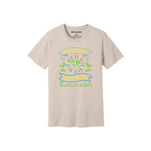 Gentillesse thèmes imprimer 100% coton tissu T-shirt 160-180 à lourd GSM 12 couleurs disponibles personnalisé votre propre conception et placement - Product Image 1