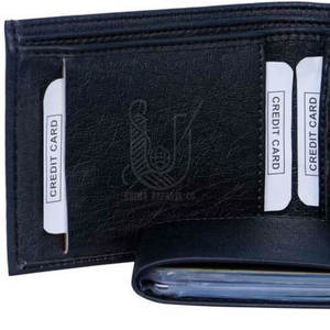 High Quality Genuine Leather Men's <b>Card</b> <b>Holder</b> <b>Wallet</b> Open Closure Waterproof Soft Coat Design - Product Image 6