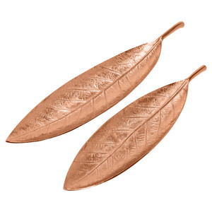 Conception de feuille d'or Beau bol de plat peut utiliser des fruits et un plat de dîner Accueil Ustensiles de cuisine Restaurant Hôtel en aluminium moulé - Product Image 6