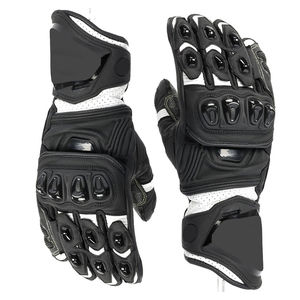 Guantes de Motocicleta Duraderos y Cómodos para Conducir, Guantes de Moto con Agarre Flexible, Impermeables, con Protección UV, de Piel de Oveja, Dedos Completos - Product Image 1