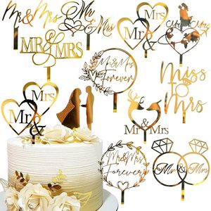 Décorations De Fête De Gâteau D'anniversaire De Mariage Personnalisées Personnalisées TOUTE L'ANNÉE 20e 25e 30e Or Rose P1409 - Canada