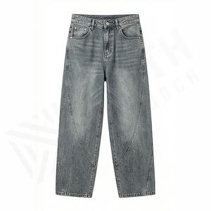 Pantalones Vaqueros de Mezclilla para Hombre 2025, Pantalones Ajustados, Vaqueros Ajustados para Hombre, Venta al por Mayor de Fábrica, Transpirables, Rectos, Servicio OEM - Product Image 1